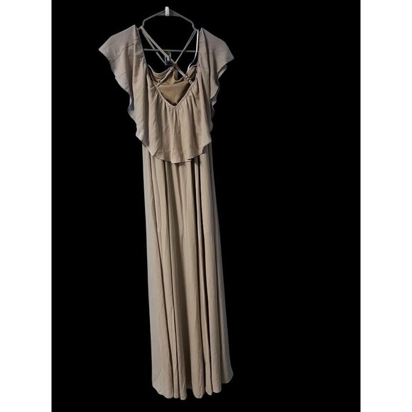 SHOW ME YOUR MUMU REBECA RUFFLE MAXI DRESS WEDDING BRIDEMAID OUTDOOR WEDDING - Picture 1 of 8